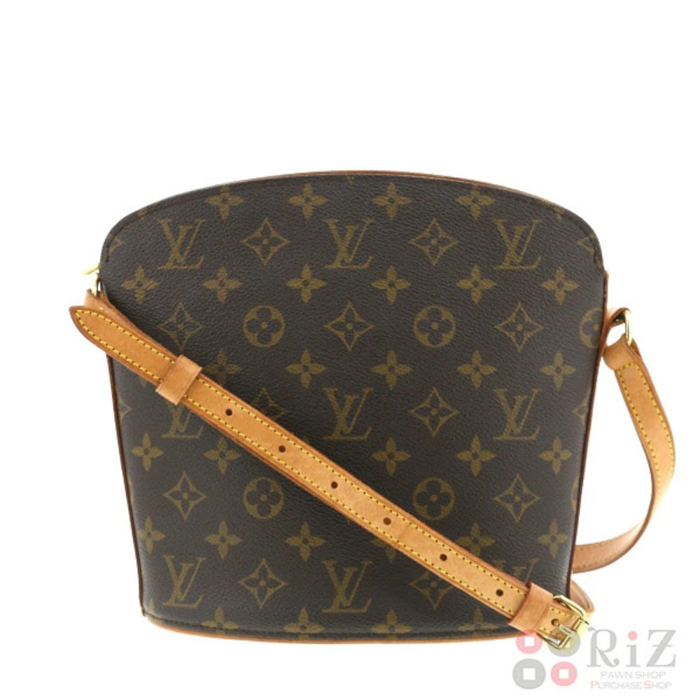 LOUIS VUITTON Drouot Bag Shoulder Messenger Monogram Brown